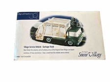 Dept 56 Garbage Truck Village Service Vehicle Snow Village 54959 Christmas