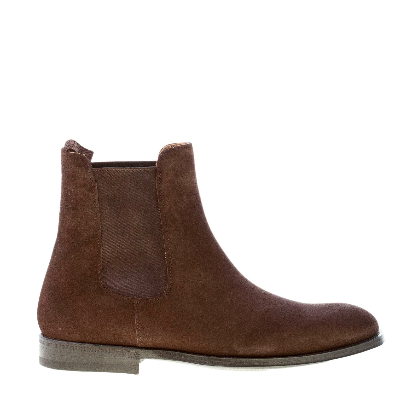 Мужские туфли GREEN GEORGE из коричневой замши с открытым носком, изготовленные вручную в Италии, ботильоны