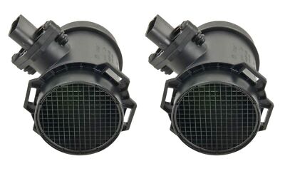 Bosch Set of 2 Air Mass Sensors Flow Meter MAF For BMW E39 M5 E52 Z8 5.0L