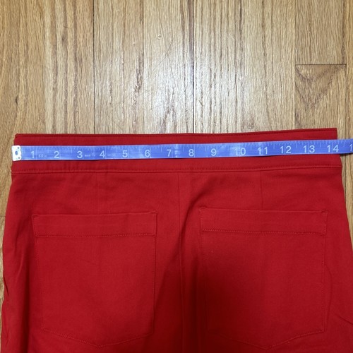 NWT! SPANX Polished Kick Flare in True Red Pull-on Crop Pants Size Med 20367R - Picture 19 of 19