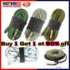 Bore Rope Gun Snake Barrel Cleaners .22 thru .45 & 12 20 Ga Rifle Shotgun Pistol