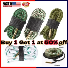 Bore Rope Gun Snake Barrel Cleaners .22 thru .45 & 12 20 Ga Rifle Shotgun Pistol