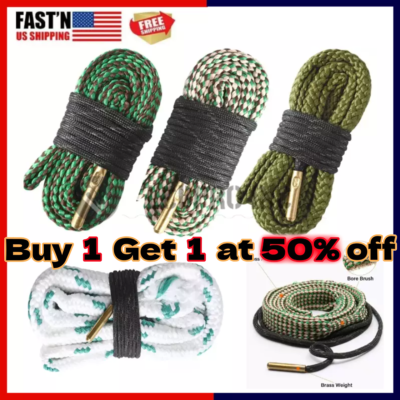 #ad Bore Rope Gun Snake Barrel Cleaners .22 thru .45 amp; 12 20 Ga Rifle Shotgun Pistol $8.61