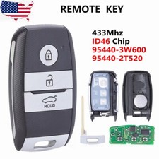 for Kia Optima Sportage 2014 2015 2016 Remote Key Fob ID46 433MHz 95440-3W600