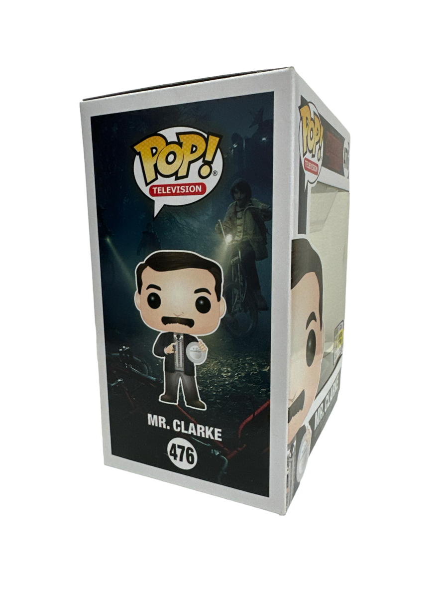 NEW Funko Pop Mr Clarke 476 - Stranger Things - Official