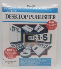 Commodore 64/128 - Swift Home Office Desktop Publisher  VTG 1989 New  Sealed