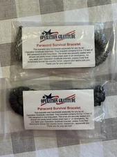 Two (2) Survival Bracelets