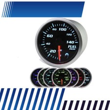 7 Color Electric Fuel Pressure Gaugesensor 0-140 Psi Led Digital Pinter 10-15v