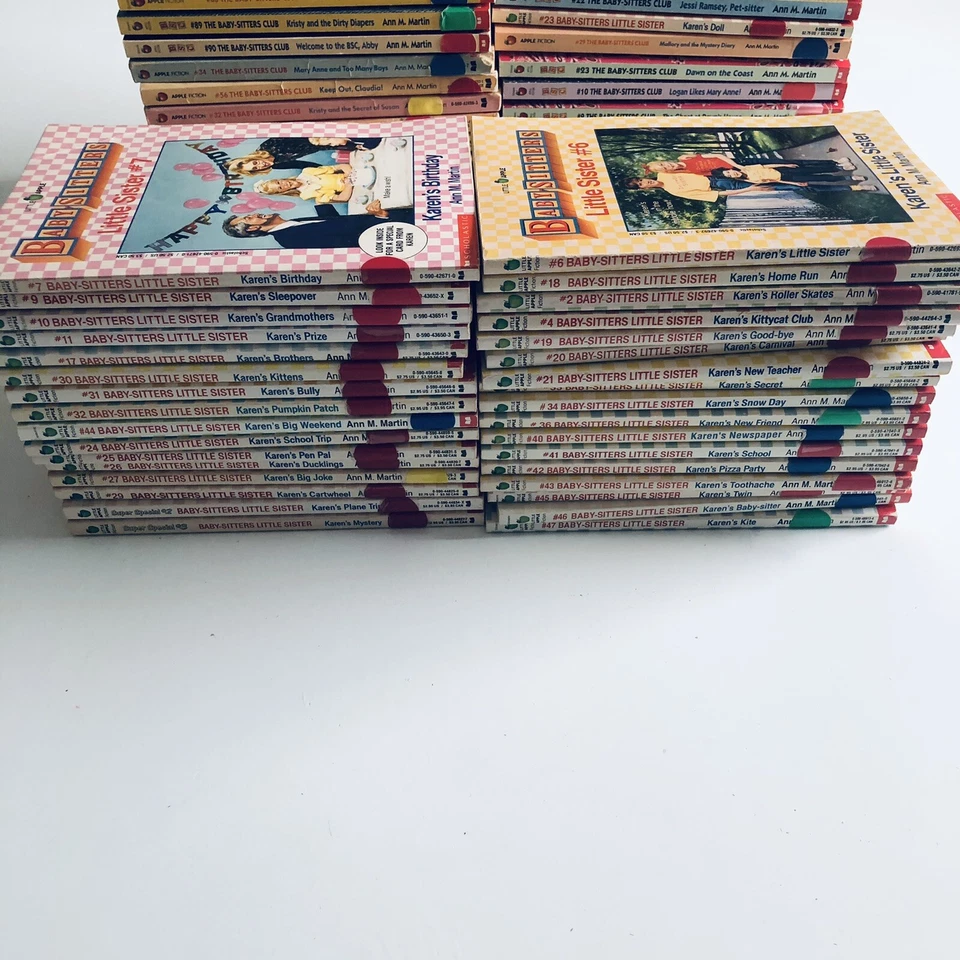 Huge Lot of 89 Babysitter Club Books Mysteries Little Sister Original Vintage - Image 3 of 4