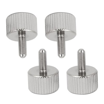 M3x8mm Knurled Thumb Screw for Computer PC Case Nickel Plated Flat Head (10pcs)