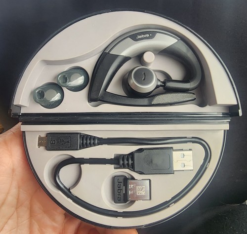 JABRA MOTION UC+ BTE6 Wireless Mono Headset 6640-906-105 w/ Travel Kit