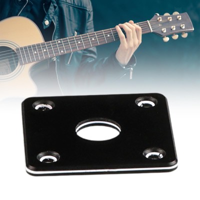 Quadratische Klinkenplatte für E-Gitarre stabil einfach zu installieren Klinkenplatte