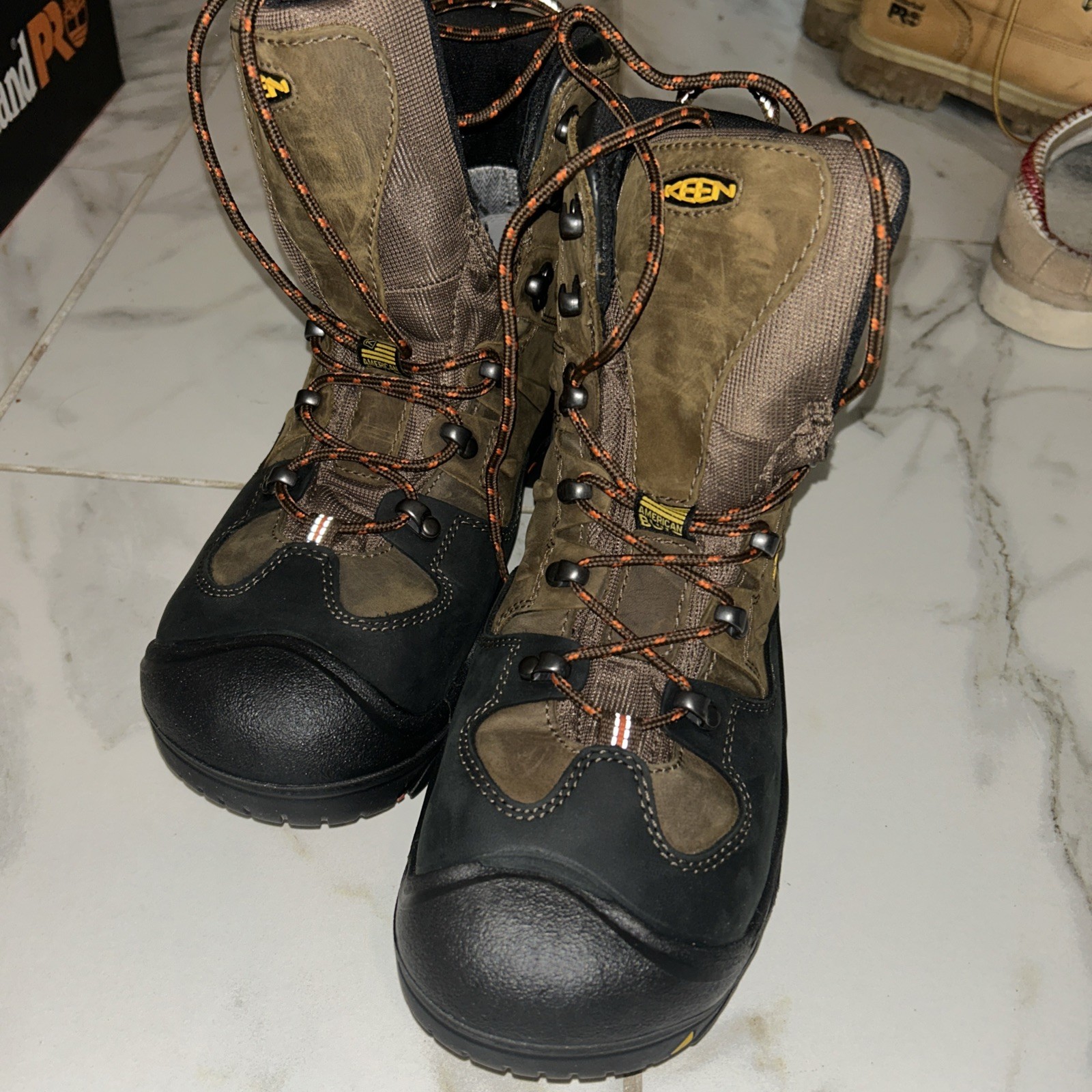 Stivali da lavoro KEEN Utility uomo Coburg 6" punta acciaio impermeabili taglia 12D