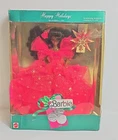 Vintage 1990 Happy Holidays Barbie Special Edition Doll African American Mattel