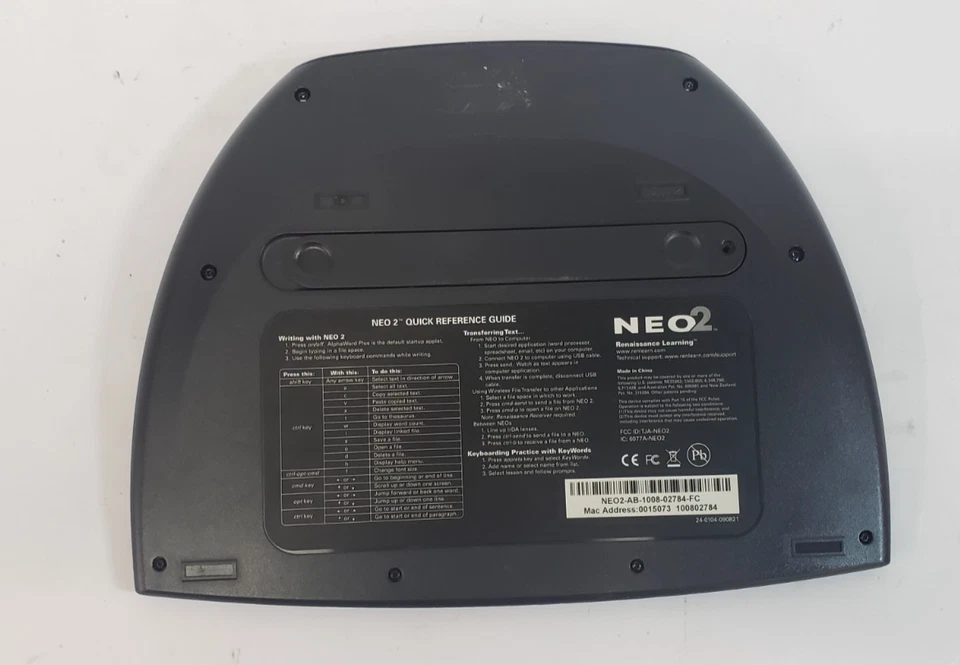 Used AlphaSmart Neo2 Word Processor NO BATERIES INCLUDED| NO POWER CABLE - Image 3 of 3