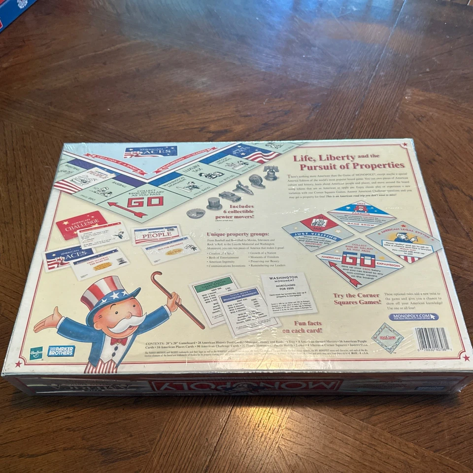 Monopoly The America Special Limited Edition Game Parker Brothers Complete 2002 - Image 2 of 2