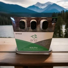 Arlo Pro VMS4330-100NAS 3 Camera HD Security System- NEW Factory Sealed