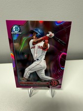 Jeter Downs 2022 Bowman Chrome Prospect Fuchsia Refractor /199 #116