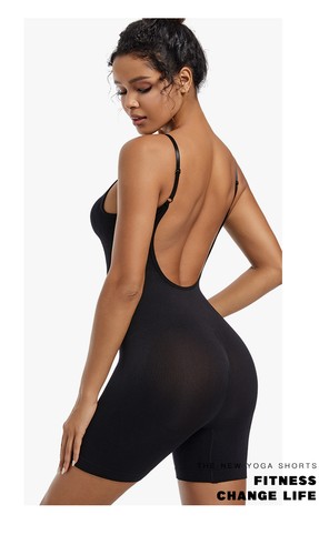 Damen Body Neckholder Hüftlift Korsett Große Größe Shaper Korsett Einteiler Shapewear - Bild 14 von 17
