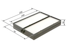 BOSCH Innenraumfilter 1 987 432 160 Partikelfilter für HYUNDAI SANTA SONATA FÉ 4