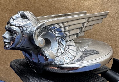 1929-31 Chevrolet Viking Winged Mascot Radiator Cap Vintage