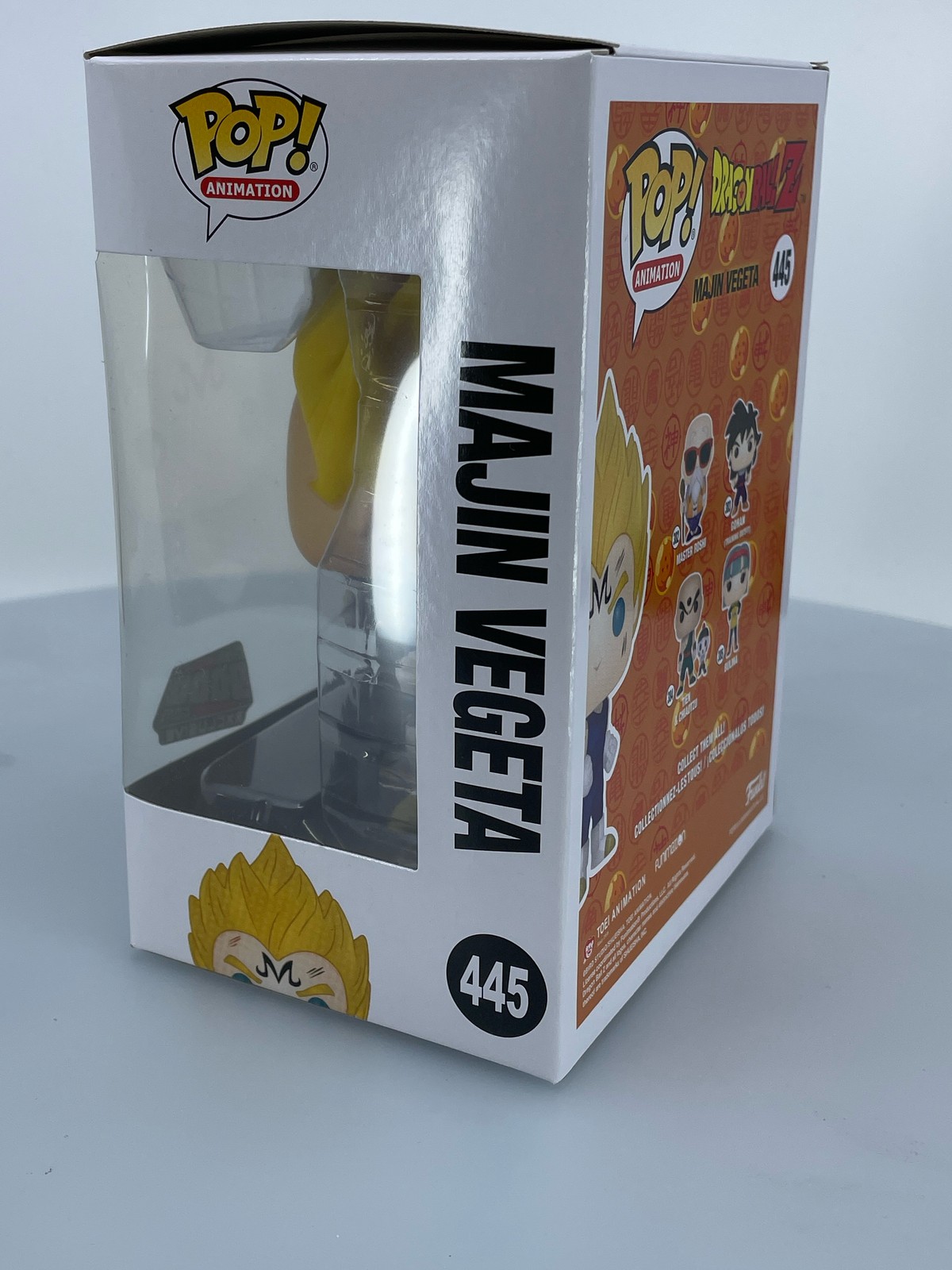 Funko POP! Animation Anime Dragon Ball Z DBZ Majin Vegeta #445 DAMAGED BOX