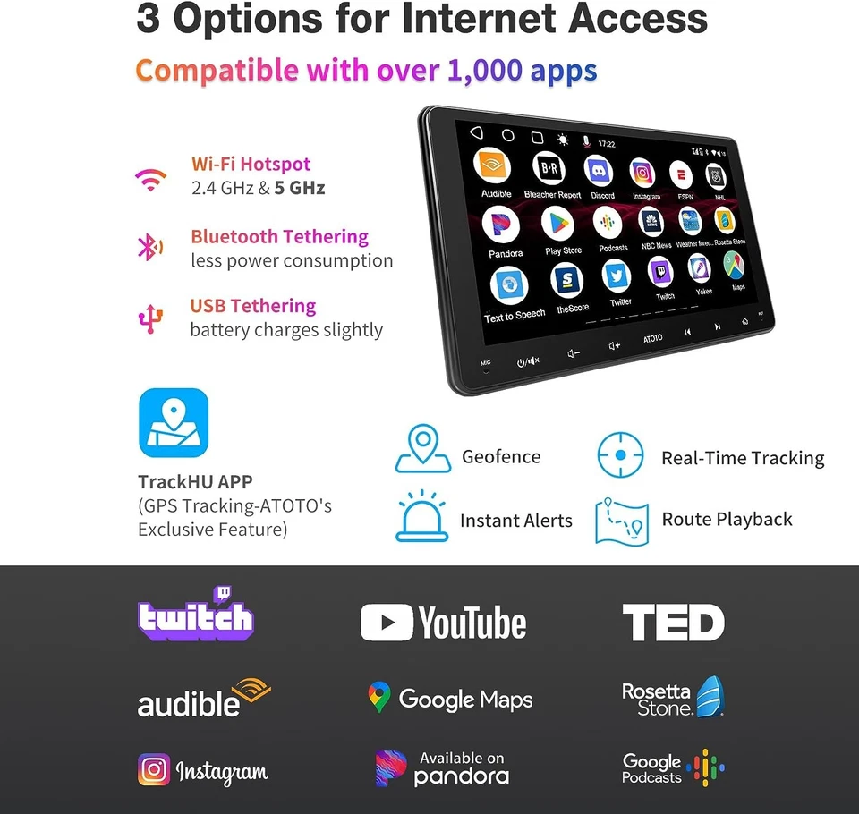 ATOTO A6 9 Zoll Für Skoda VW Volkswagen Golf Jetta Android Autoradio GPS Navi BT - Bild 3 von 4