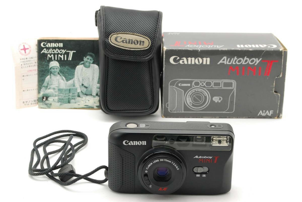 美品】Canon Auto Boy Mini T MINT w/ Case Box ]Canon Autoboy Mini T