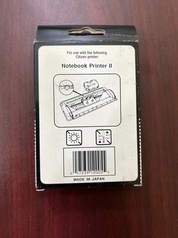 2x Original Cinta Térmica Citizen Notebook Impresora II Impresora 2/P/N: RA37900 Foto 3 de 4