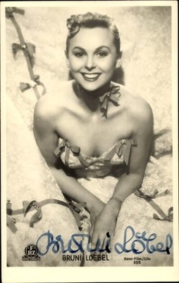 Ak Schauspielerin Bruni Loebel, Portrait, FBZ Verlag, Autogramm - 4790235