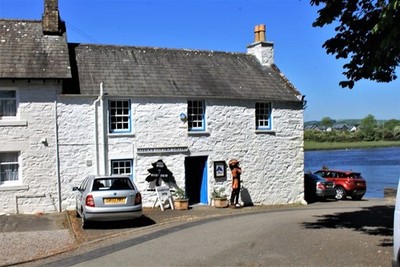 Foto 6x4 Hafenhütte Kirkcudbright Ein altes Hafenhäuschen jetzt umgebaut c2017