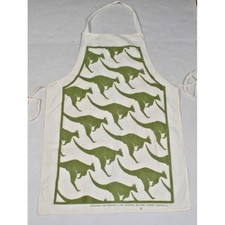 Kangaroo Apron One Size Olive Green Cream Cotton Sydney Australia
