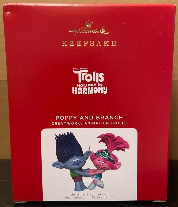 2021 Hallmark *PoppyAnd Branch* Dreamworks Animation Trolls Holiday In Harmony