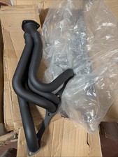 Chevy Sbc 350 1955-57 Tri-5 Mid Length Black Headers Straight Plug Show Model Chevy Sbc 350 1955-57 Tri-5 Mid Length Black Headers Straight Plug Show Model