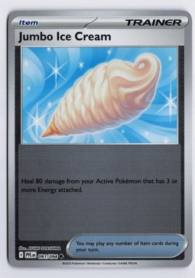 Jumbo Ice Cream - PFL #091/094 ME02: Phantasmal Flames Reverse Holofoil NM