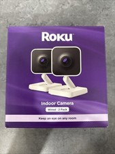 Roku Smart Home Indoor Camera SE 2-Pack Wired Security Surveillance