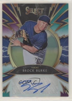 2020 Panini Select Tri-Color Prizm 28/49 Brock Burke #SS-BB Rookie Auto RC 0r5l