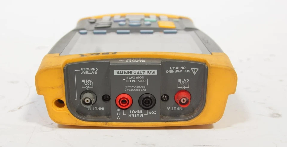 Fluke 196C 100MHz 1GS/s Digital Oscilloscope Scopemeter Multimeter AS-IS - Image 3 of 3