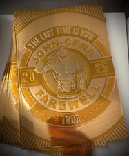 GOLD PROGRAM 2025 JOHN CENA LAST RAW FAREWELL TOUR NEW YORK BOSTON WASHINGTON DC