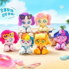 Authentic My Little Pony Holiday Beach Day Ponies Series Sitting Blind Box Toy
