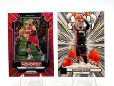 Dwayne Wade 24/25 Prizm Monopoly Red Wave, 23/24 Bomb Squad, 23/24 Winner Stays