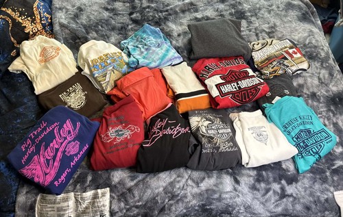 Ultimate Biker Chic Bundle - 17pc Harley-Davidson Lot - Women's 2XL 3XL - Mixed
