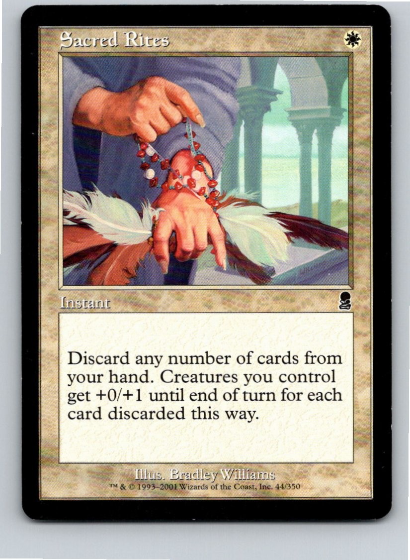 Magic the Gathering Sacred Rites Odyssey MTG Free Shipping!
