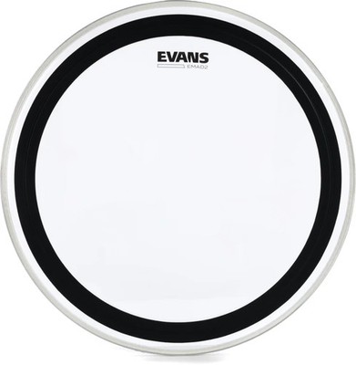 Evans EMAD2 Clear Bass Drum Batter Head - 20''
