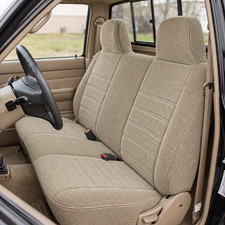 Custom Fit Solid Bench Seat Cover Fits Small Pickup Truck Beige Model A23