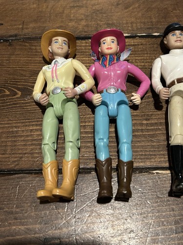 Fisher Price Horse Mattel Cowgirl Riders Male Horse Rider Vintage Doll House Vtg - Bild 2 von 10