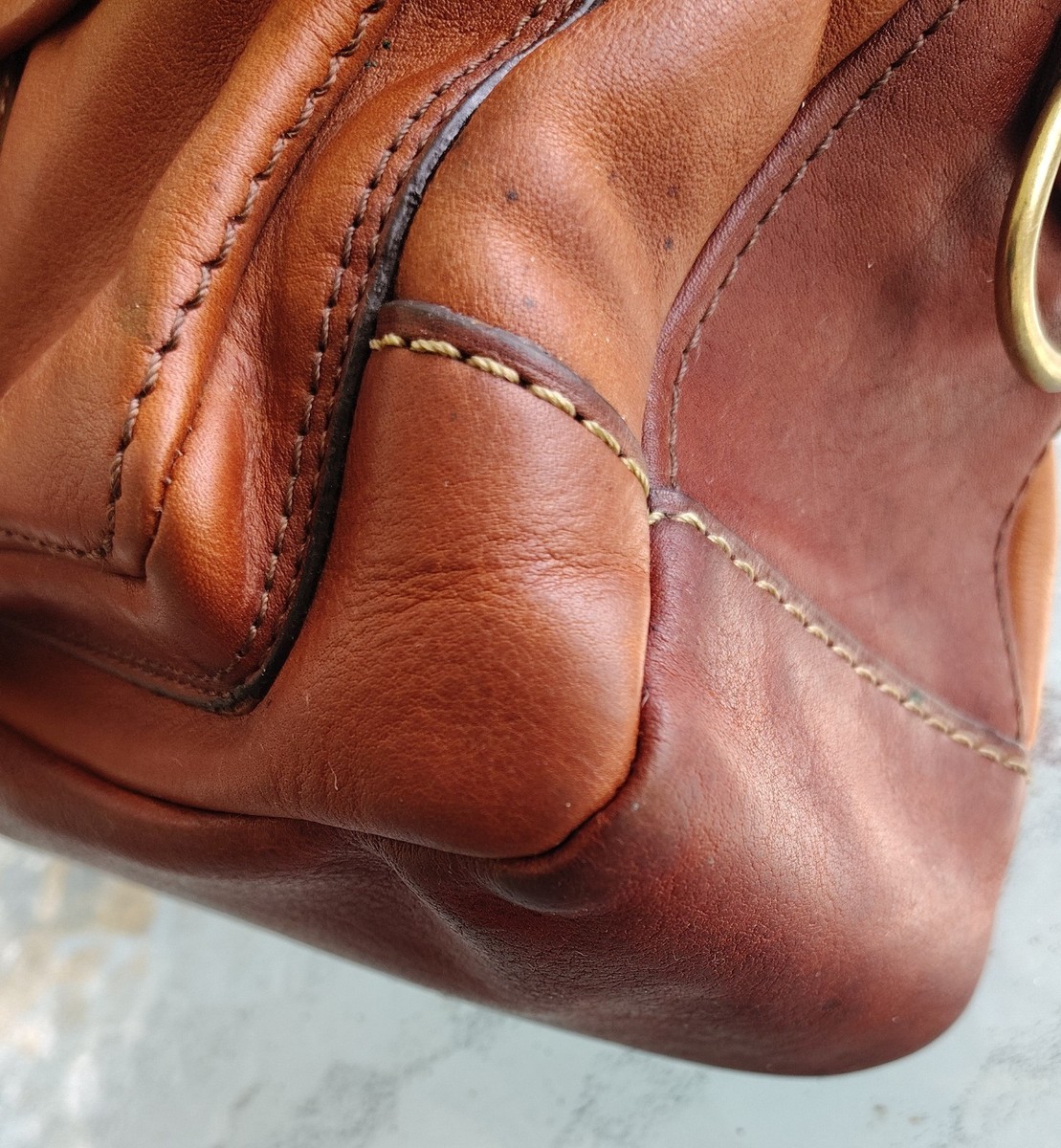 Coach MEDIUM 11127 Vintage Cognac 65th Anniversary Legacy Leigh