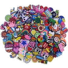 Lot of 60 PCS Random Different Clip Shoe Charms for Shoe Decoration Lovely Cool