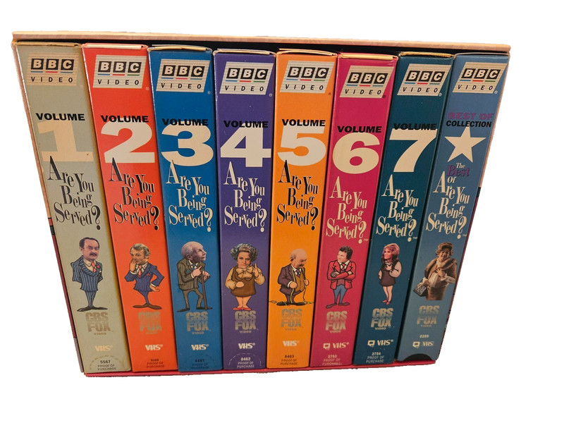 Are You Being Served? BBC Video VHS Box Set Volume 1-7 & Best of Collection