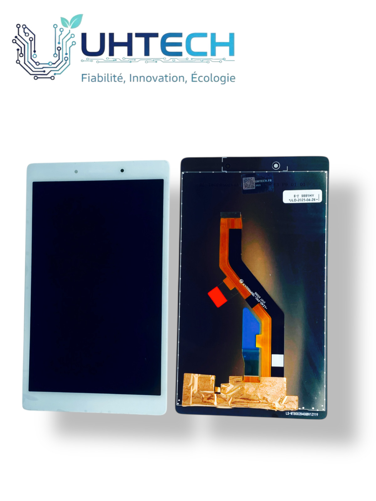 Réparer écran tactile cassé Galaxy Tab A 2019 8 T290 dalle blanche premium
